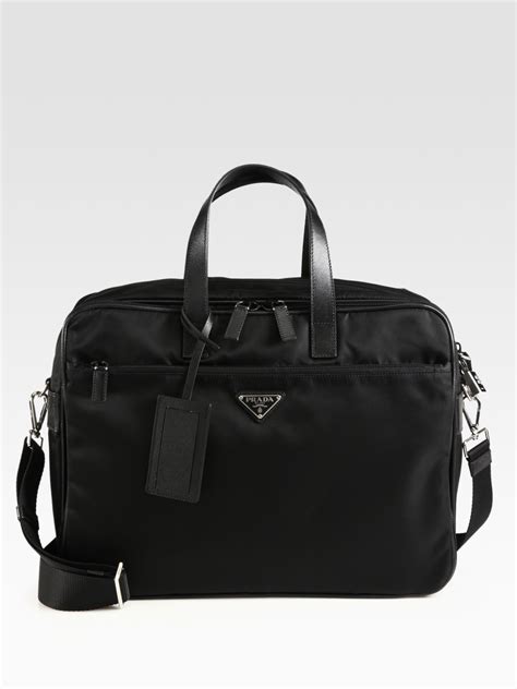 prada mens briefcase uk|Prada nylon bag men.